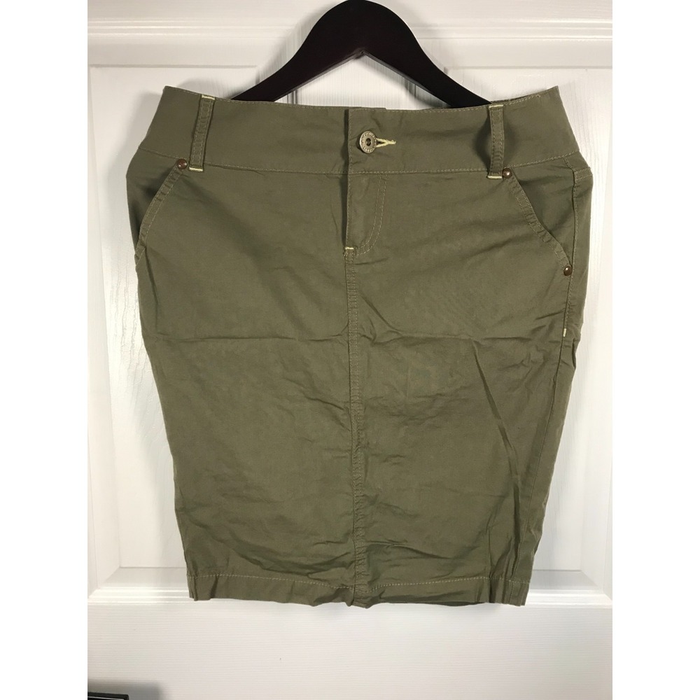 DKNY Cargo Skirt Womens 5 Tactical Utility Work Wear Casual Style YTK Super Soft